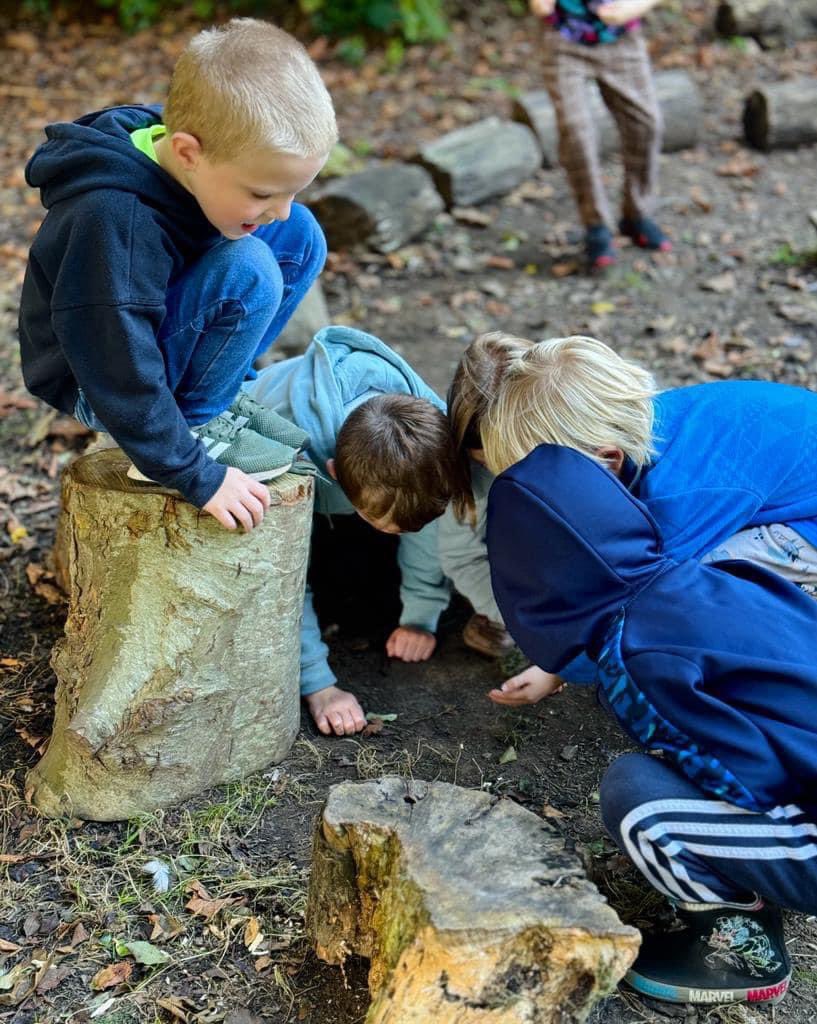 NineAcresPri's tweet image. Nine Acres Y1 do Forest School in style 💚🌳⛏️🪓 developing our hand eye coordination and spending time with our friends outside 
#1%extra #forestschooladventure #timetobe