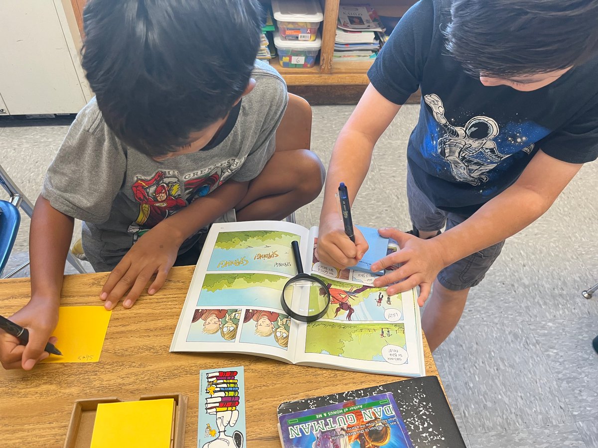 These grammar detectives are on the case to identify the 4 types of sentences: declarative, exclamatory, interrogative, and imperative. First they noticed, then they collected, and finally they created their own. #makinggrammarstick 🕵️‍♂️
#proud2bnhpgcp <a href="/miss_soebke/">Megan Soebke</a> <a href="/SirakisVivian/">Vivian Sirakis</a>