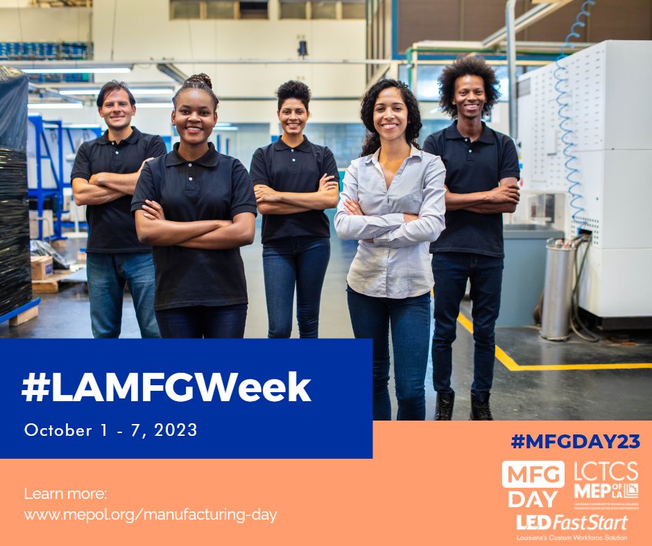 Nunez_CC's tweet photo. This Friday for #LAMFGWeek and #MFGDay23 we'll welcome dozens of high school students to the Nunez campus to learn more about Mechatronics and related Manufacturing fields.
@LED_FastStart @MEPLouisiana 
#DOORSOPEN for #MANUFACTURING at NUNEZ https://t.co/TIGvmLWr3B