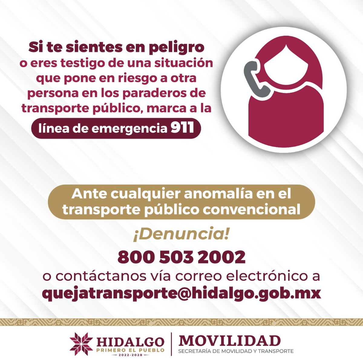 MovilidadHgo's tweet photo. Conocer las formas de #AcosoSexual en el transporte público convencional ayuda a identificar esta práctica que debe erradicarse y sancionar a la persona conductora o concesionaria, según sea el caso.

¡Denuncia! No estás sola. #HagamosEquipo para construir una movilidad segura. https://t.co/9RuUNuxnXn