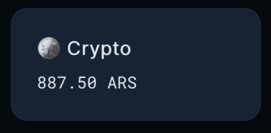argiefy's tweet photo. 📣 ¡DÓLAR CRYPTO DISPONIBLE! 

Desde ahora, podes consultar y hacer los cálculos que necesites también en Dólar Crypto 🪙

Este tipo de cambio hace referencia al costo del USDT en Binance P2P 💵

¡Entra a https://t.co/kx3lVUS8tk y probalo!  👉🧉

#DolarArgentina https://t.co/E9cpZR8xTP