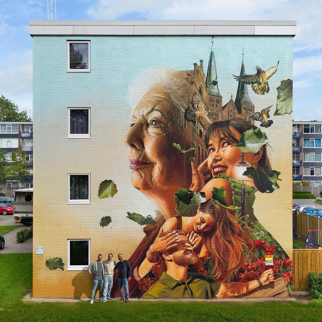 Nieuwe Music &amp; mural in Deventer door <a href="/studiogiftig/">Studio Giftig</a> op basis van de track ‘kleur’ van Snelle! Bekijk web serie youtu.be/A5Ji6hxz-dc?fe…