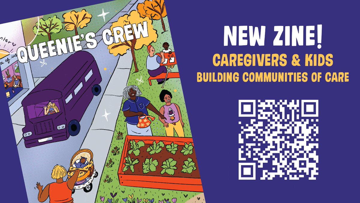 interruptcrim's tweet photo. Yes! If you're interested in learning more about building communities of care, check out our free #1MExperiments offerings about Queenie's Crew, including a zine and 1ME podcast episode featuring @thezararaven: https://t.co/a0YK2V2slR https://t.co/Jml6rMMr6g