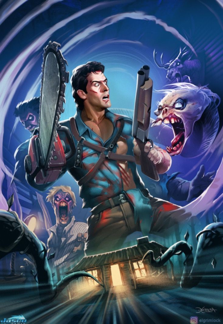 Ready to have your soul swallowed?
Art: Elgrimlock
#Evildead #HorrorCommunity