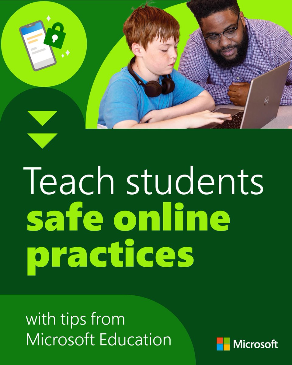 Help students identify when something’s phishy online. 🐟 Celebrate #Cybersecurity Awareness Month with #MicrosoftEDU. Explore free resources and tips to teach your class about cyber safety. msft.it/60119UpnS