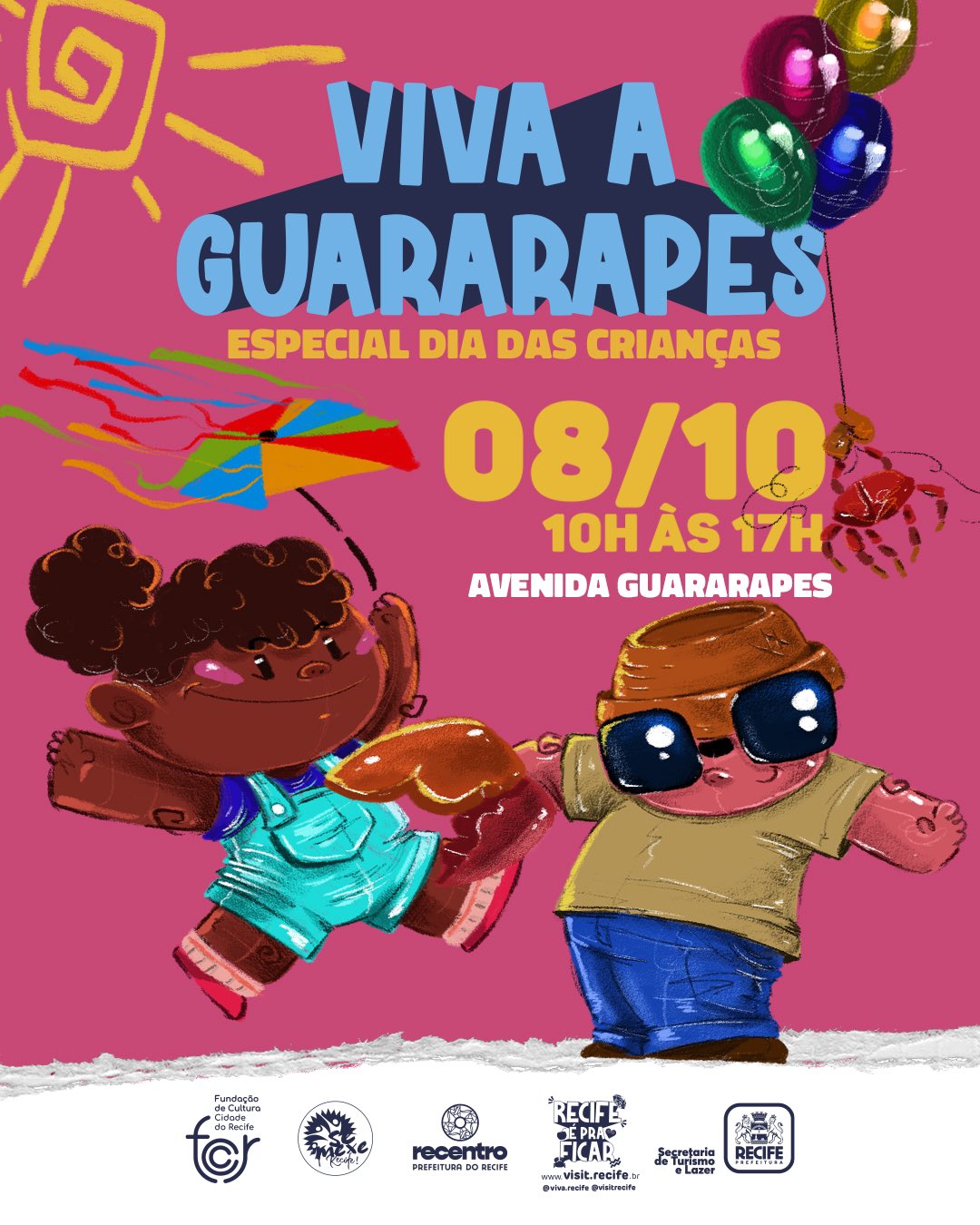 Viva Guararapes de outubro será Especial das Crianças