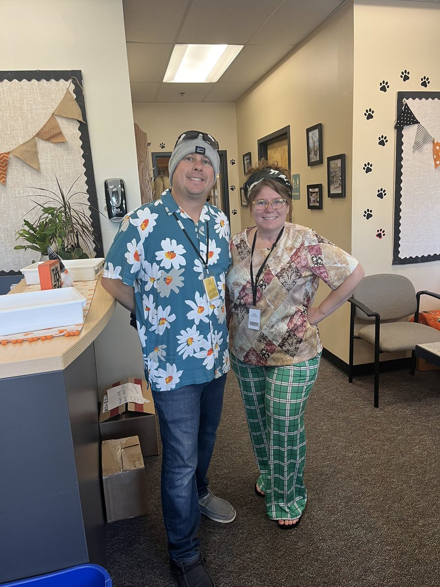 Ray Gredder (@raygredder) on Twitter photo Our school counselor Mrs. Spinelli and I got into the fun today for mismatched day! Loved seeing the looks on our <a href="/HowellMemorial/">Memorial Elementary</a> Bulldogs faces today, lots of fun! #WeekofRespect #WorkHardBeKindGoBulldogs Our school counselor Mrs. Spinelli and I got into the fun today for mismatched day! Loved seeing the looks on our <a href="/HowellMemorial/">Memorial Elementary</a> Bulldogs faces today, lots of fun! #WeekofRespect #WorkHardBeKindGoBulldogs