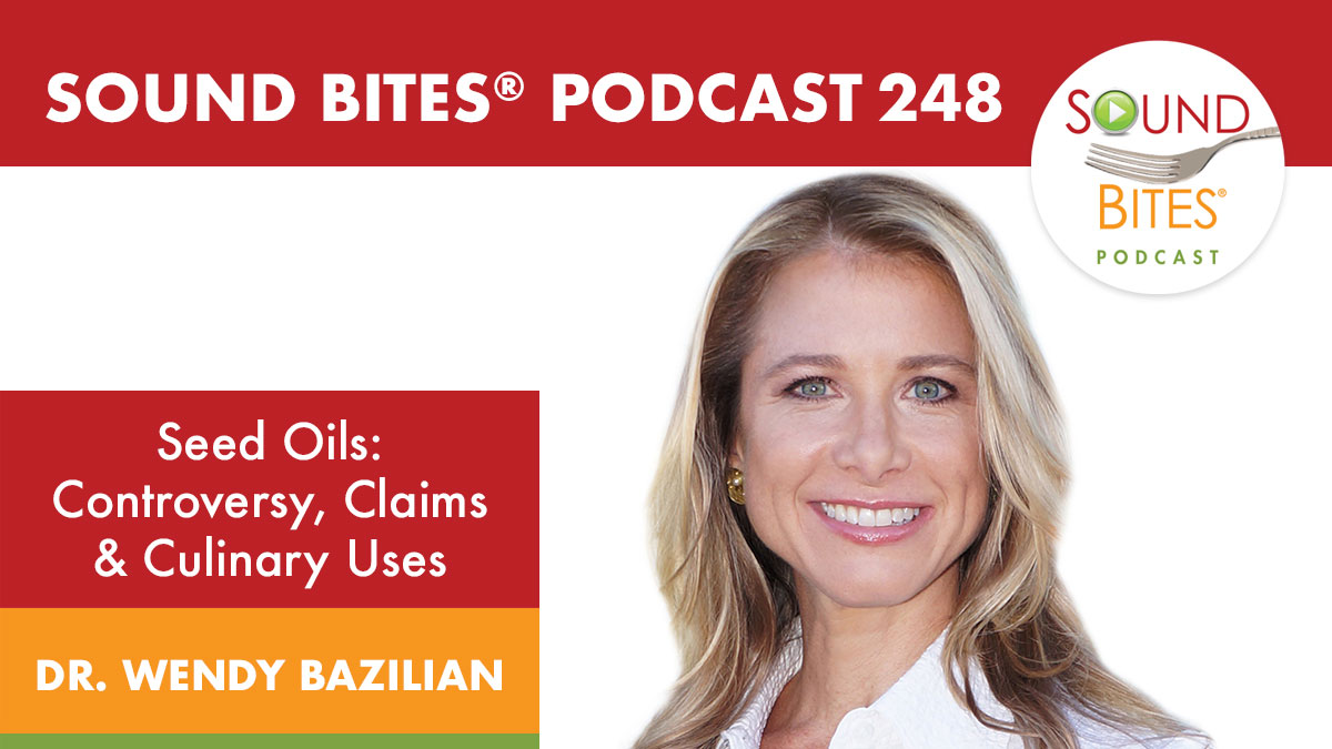 Tune in to learn about common myths surrounding #seedoils and the versatile uses of culinary oils for improving flavor and dietary quality while reducing the risk of cardiovascular diseases. 👉SoundBitesRD.com/248 #chiaoil #omega3s #podcast