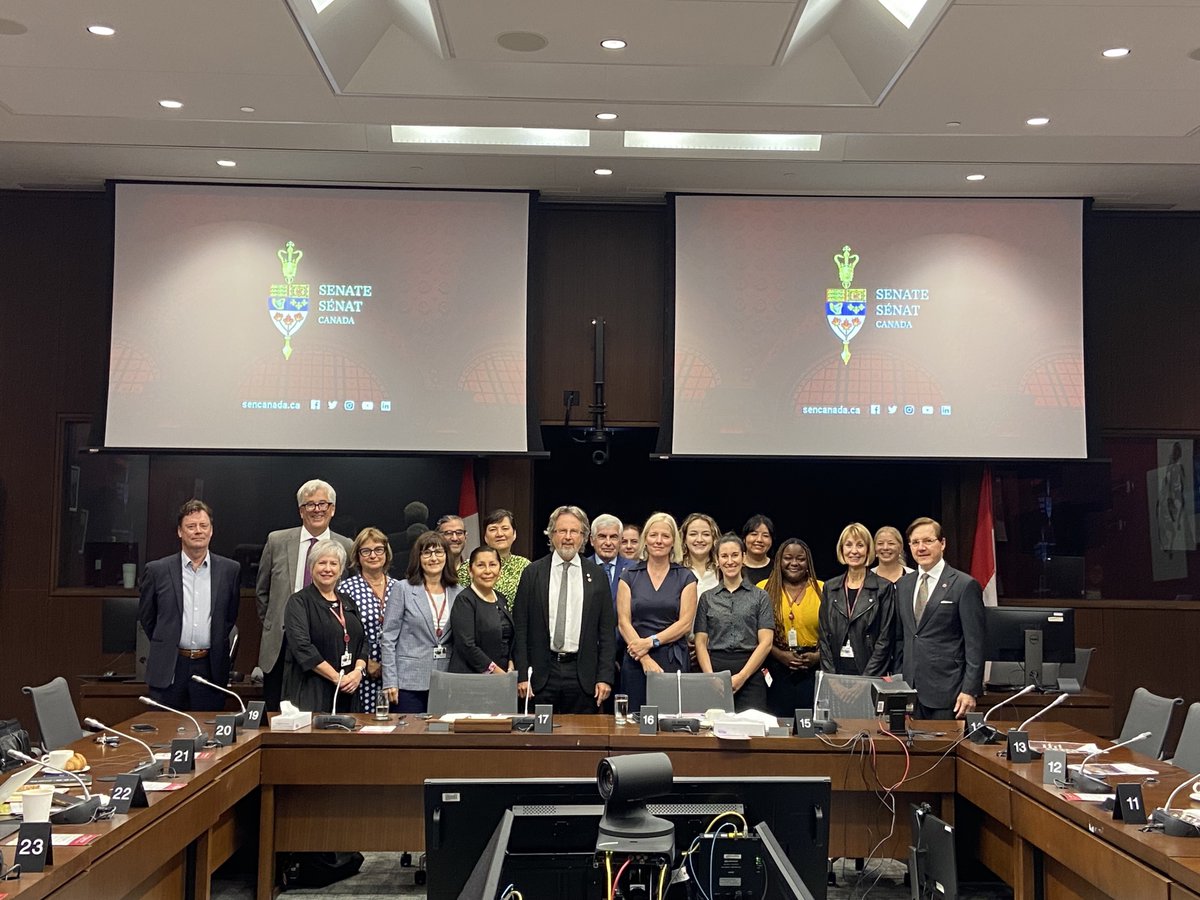 Senators For Climate Solutions (@climatesenators) on Twitter photo Today the Senators met with the Chair of the UN Net Zero commitments & CEO of Climate & Nature Solutions, <a href="/cathmckenna/">Catherine McKenna</a>, to talk about financing the transition to net-zero. She is one of the many experts we have had the privilege of learning from in the past 2 years! Today the Senators met with the Chair of the UN Net Zero commitments & CEO of Climate & Nature Solutions, <a href="/cathmckenna/">Catherine McKenna</a>, to talk about financing the transition to net-zero. She is one of the many experts we have had the privilege of learning from in the past 2 years!