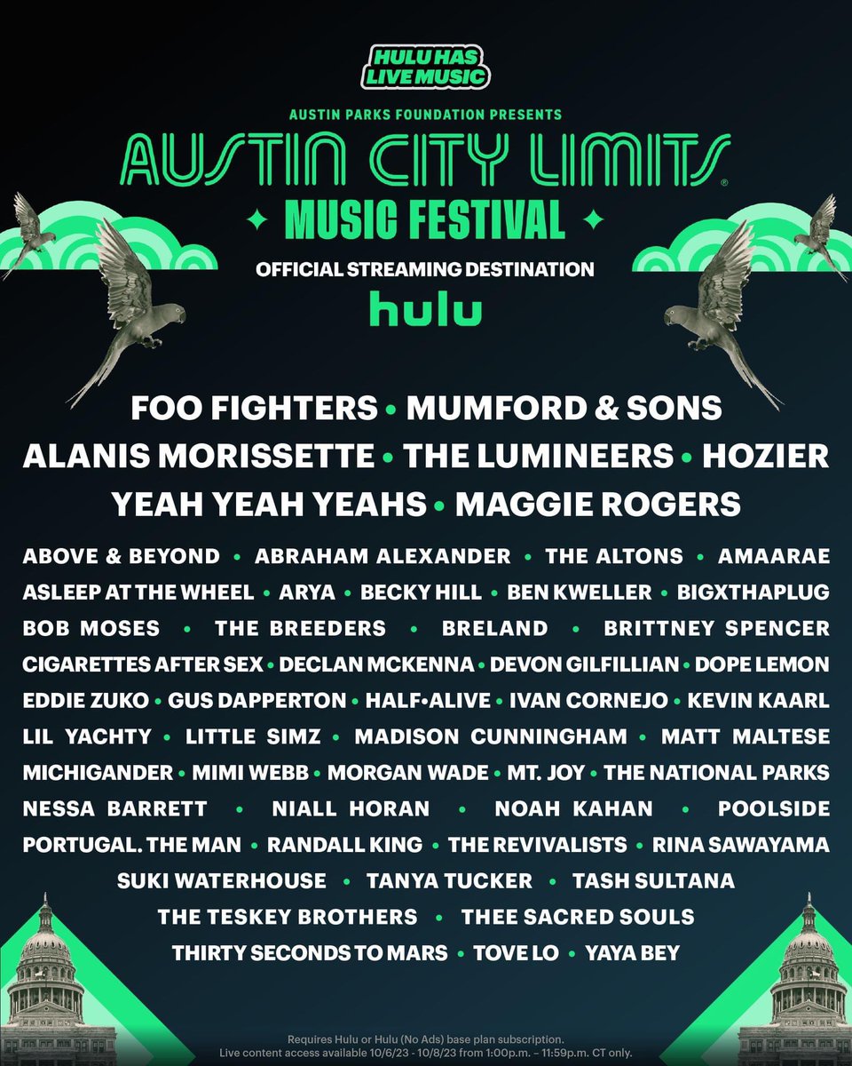 ACL Fest 2023 map