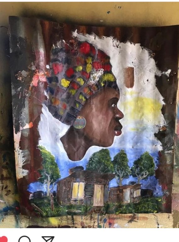 I'm Bongani Miya from South Africa,  and this is my art.