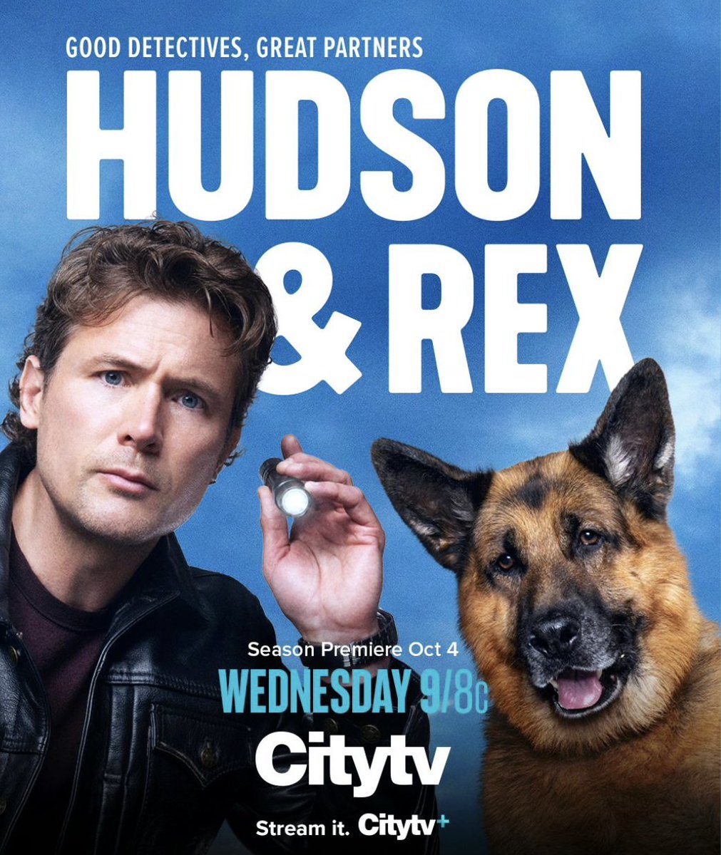 Beloved dog and detective show ‘Hudson and Rex’ returns for Season 6 tonight on CityTv at 9/8c.

Starring our John Reardon ( @johnny_reardon_ ) as Detective Charlie Hudson and canine Diesel Vom Burginwald as Rex.

@hudsonandrex #CrimeSeries #hudsonandrex