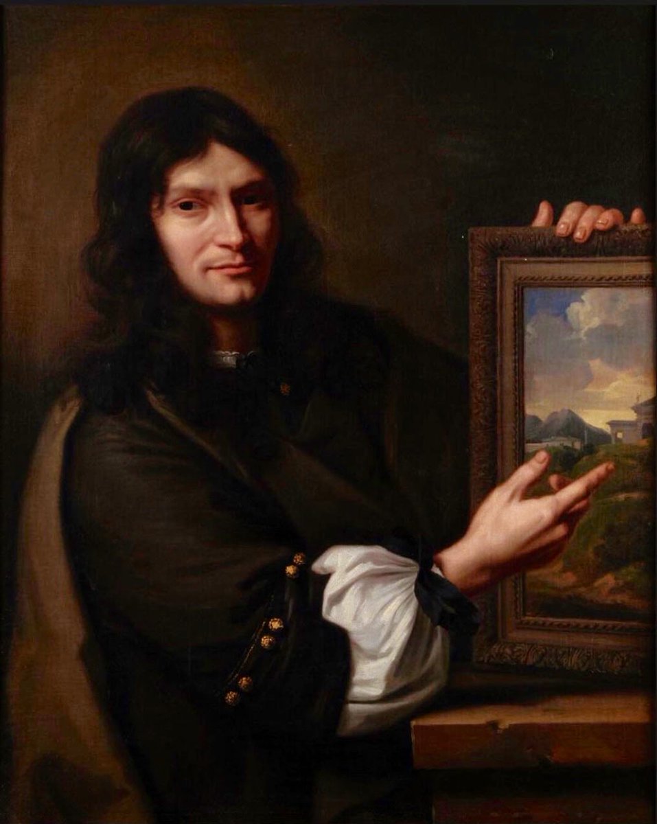 Un presunto retrato de Jean Pointel, amigo y apasionado coleccionista de Poussin, adquirido por el @MuseeGdSiecle . 
Banquero y comerciante de sedas de Lyon y afincado en París, Pointel fue uno de los mayores coleccionistas de Nicolas Poussin.