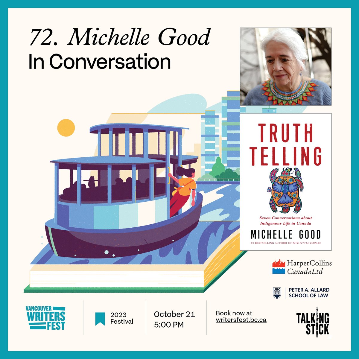 Don’t miss this year's @VanWritersFest Indigenous programming presented in partnership with @talkingstickfst. For event details and to purchase tickets, visit writersfest.bc.ca/2023-festival-…