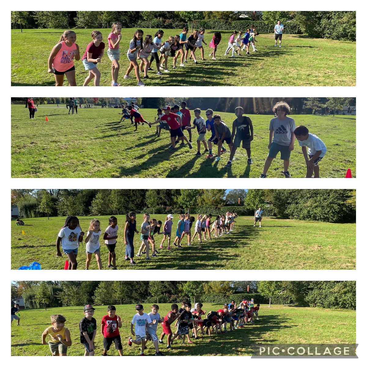 Annual Eagle run at <a href="/StMargEagles/">St.MargueriteEagles</a> ! Excellent job by all athletes… 💯 % of students completed the race… Thank you gr. 8s  for helping on the course