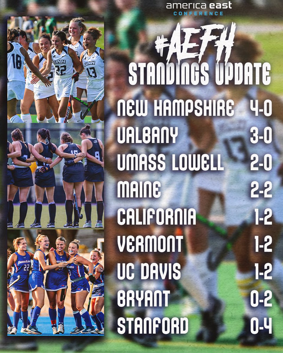 3 remain undefeated in #AEFH 🔥 Here’s where each team stands heading into this weekends action!