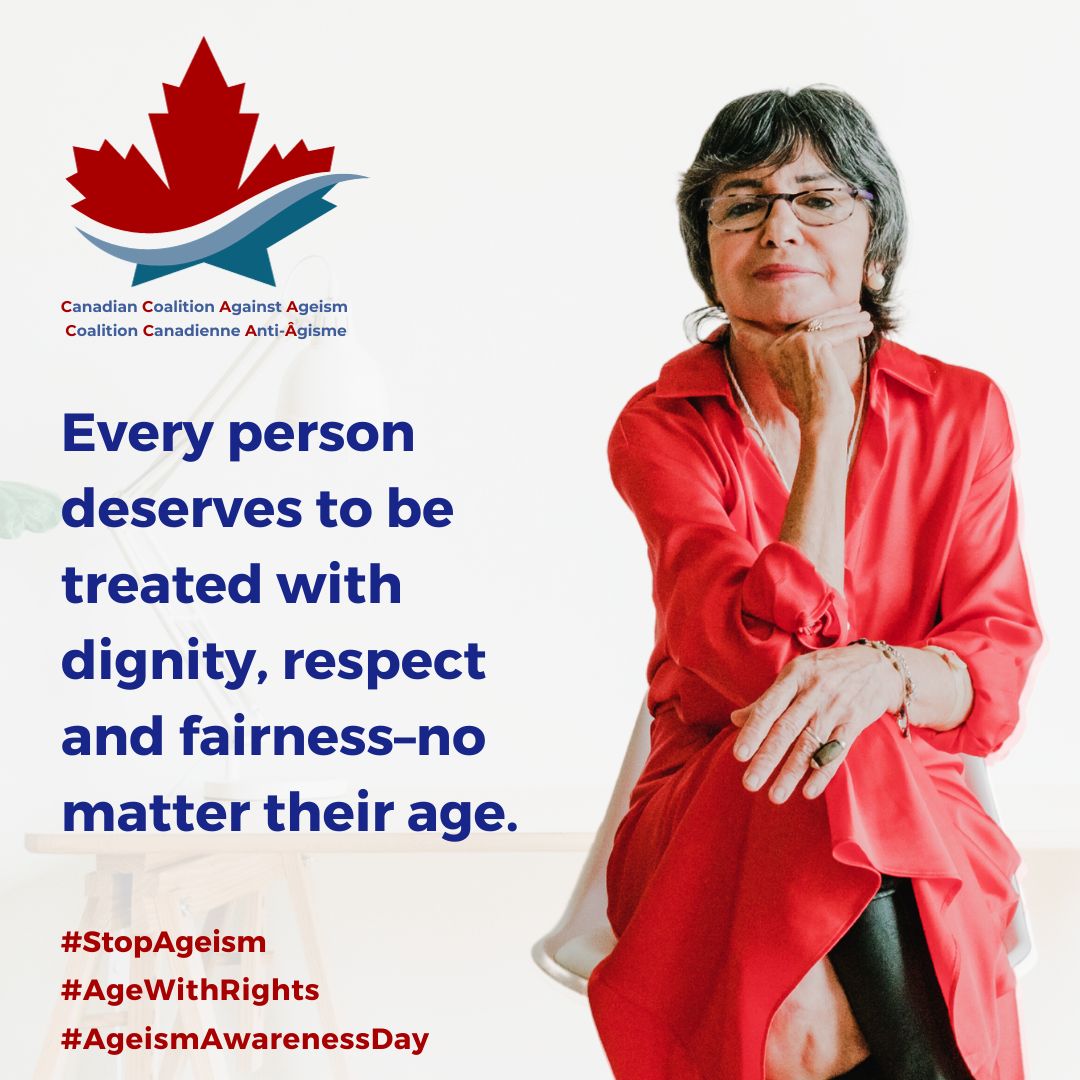 #Ageism is everywhere. It takes a toll on your quality of life, and harms your physical and mental health. On Oct. 7, we'll mark #AgeismAwarenessDay w/ the many organizations who have joined the Canadian Coalition Against Ageism. Sign up to join here: forms.gle/ww7rc3oUJ8SkEU…