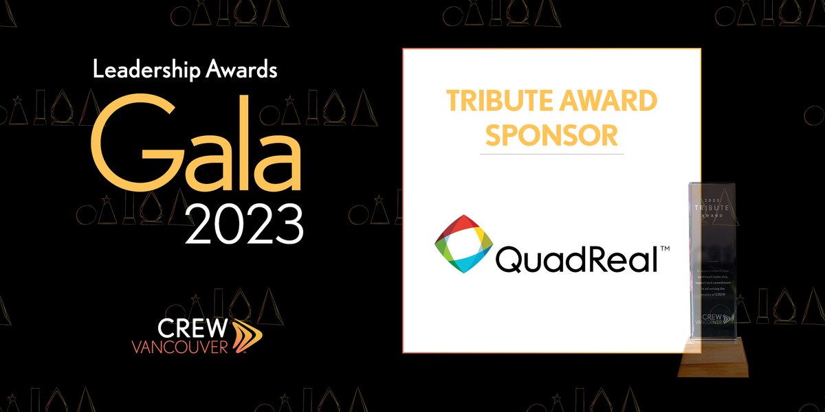 Big thanks to <a href="/QuadRealGroup/">QuadReal</a> for their unwavering support as sponsors of The Tribute Award for our upcoming Leadership Awards Gala this year, celebrating those who champion women's growth in Vancouver's real estate landscape!