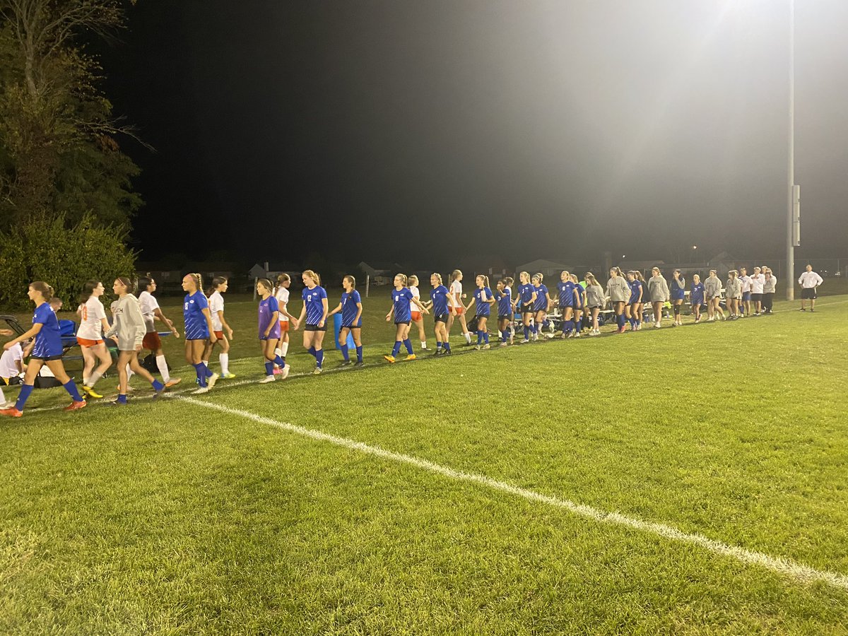 whitelandsports's tweet photo. What a great soccer match! @WhitelandGSocc advances to tomorrow night’s Sectional 13 semifinal vs Roncalli with the 1-0 victory over @BulldogsCN ! Let’s go! https://t.co/OpiLAcclCL