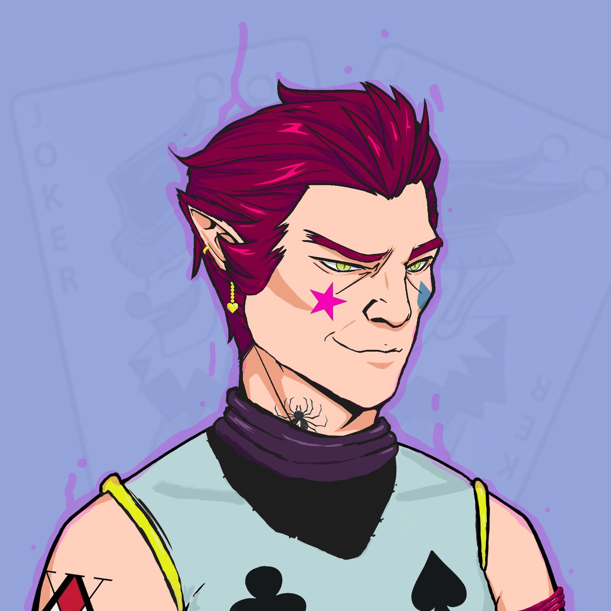 LoreInPixel's tweet image. Excited to share my art submission for the @HuntersBetSol  Collection 1/1 challenge! 

I hope you enjoy guys!  #hxh