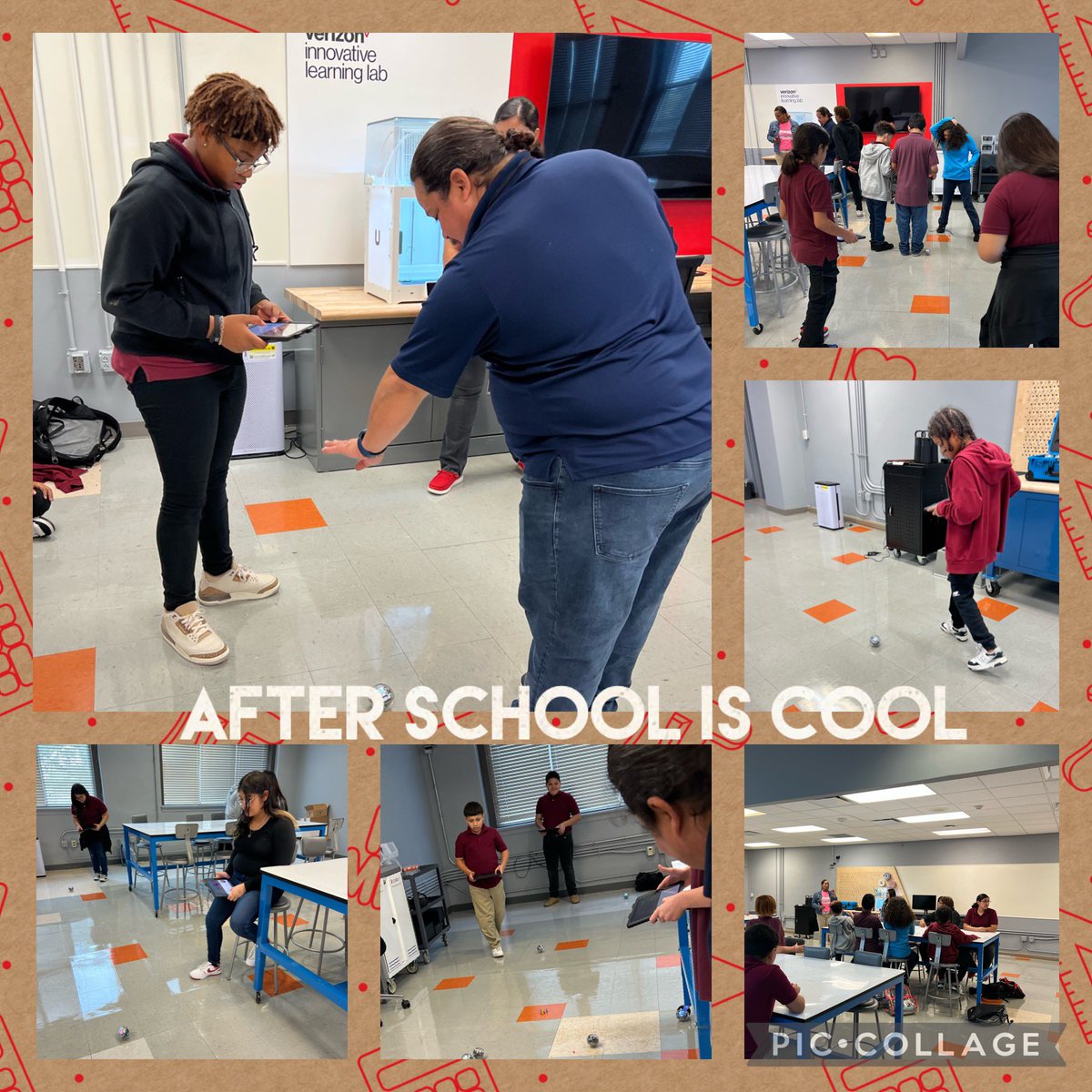 First day of @BakerRipley Young Makers after school program was a hit. Our @NavarroMS_HISD students enjoyed learning how to navigate and control their spheros. #afterschooliscool #innovacion @TechTisa @alopezhisd @HISD_Wraparound