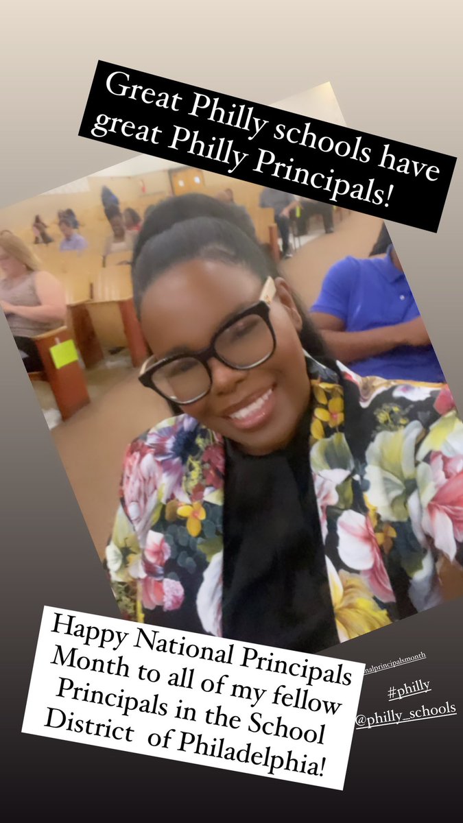 BIANCA5D's tweet photo. It’s National Principals Month! If you know a Principal in the School District in Philadelphia, let them know how valued they are in our city. #NationalPrincipalsMonth #Principals #Philly #phillyschools https://t.co/gaYWTwON3p
