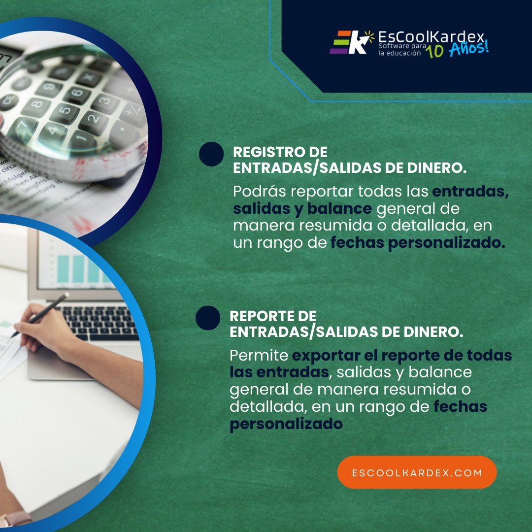 EsCoolKardex's tweet photo. Con el módulo de Control Financiero de EsCoolKardex, la gestión de tus recursos económicos nunca fue tan sencilla. 💰📈
.
#educacion #education #aprendizaje #escuela #docentes #software #technology #softwaredeveloper #elearning #onlinelearning #controlescolar #comunicaciondigital https://t.co/qlL54F8lpT
