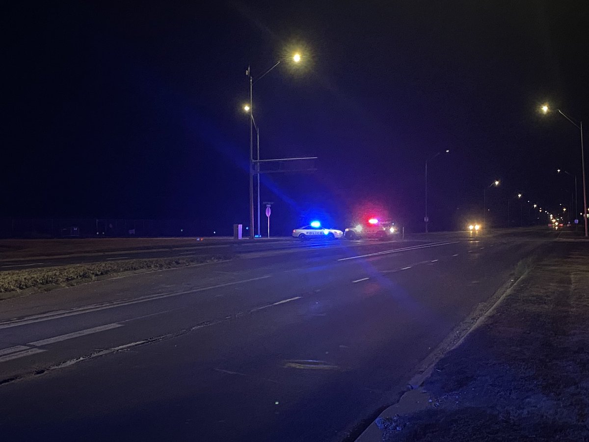 Breaking: 56th Street closed off after an accident involving two pickup trucks, with two transported to area hospital