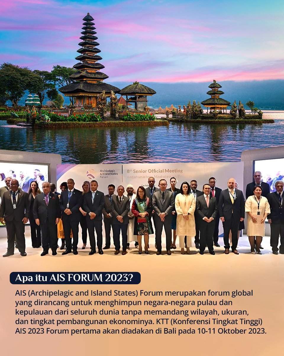 Wah! Indonesia menjadi tuan rumah lagi dalam Konferensi tingkat dunia lho, #SobatDesa.

#KTTAIS2023
#WonderfulIndonesia
#KTTAISForum2023
#HLMAISForum2023
#OurOceanOurFuture