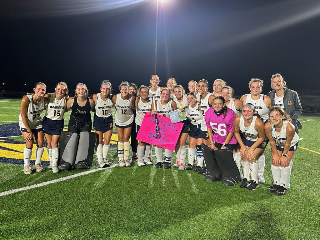 Congratulations to Field Hockey junior Kailen Hibshman for achieving the ‘100 Point’ milestone this evening during a 9-1 victory over Octorara! 🏑 #ElcoExcellence <a href="/LebCoSports1/">LebCoSports.com</a> @elcosd