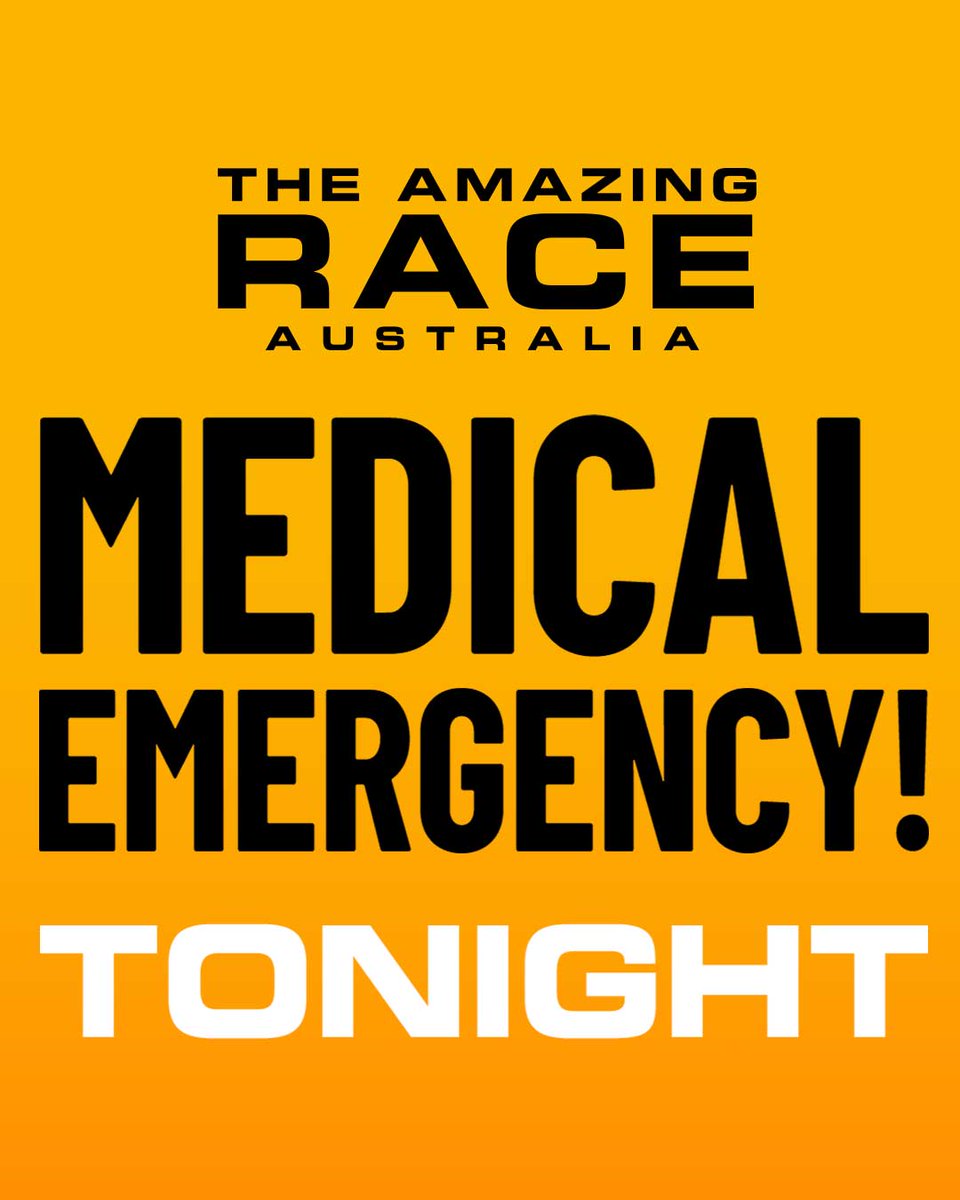 TONIGHT... Grant Denyer's medical emergency! 🚨

#AmazingRaceAU: Celebrity Edition 7.30 Tonight on @channel10au and 10 Play.

<a href="/grantdenyer/">Grant Denyer</a> @chezzidenyer <a href="/therealbeauryan/">Beau Ryan</a>