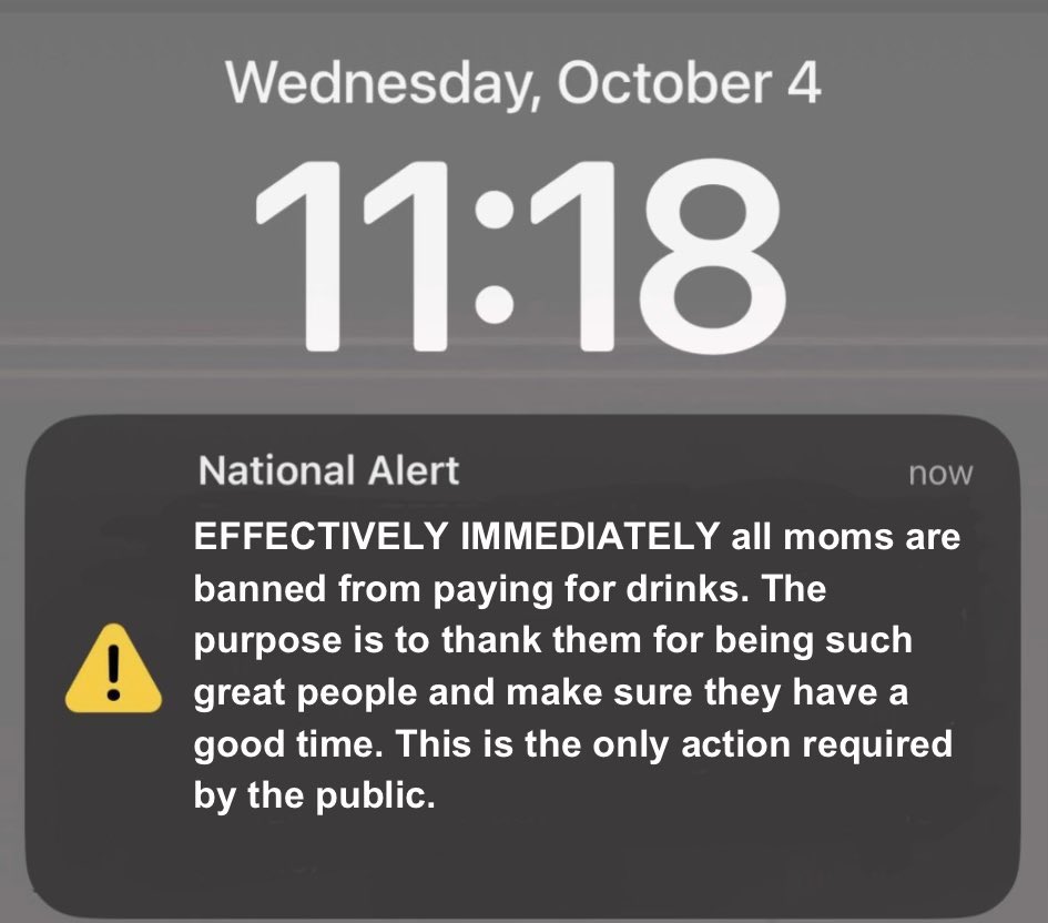 Did everyone get the same alert as me??