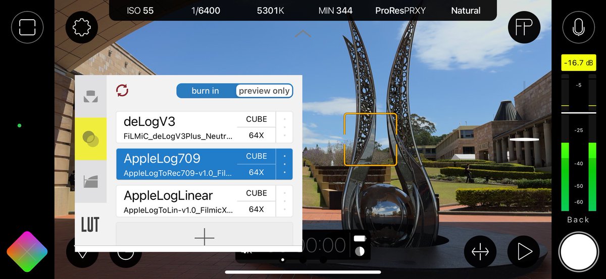 Rob Layton (@rob_layton) on Twitter photo Not only is Apple log now available for <a href="/FilmicPro/">Filmic Pro || Firstlight || DoubleTake || Remote</a> on #iPhone15Pro, which means no more tone mapping🎉🎉, the team has released two new LUTs. This helps enormously with my exposures. Not only is Apple log now available for <a href="/FilmicPro/">Filmic Pro || Firstlight || DoubleTake || Remote</a> on #iPhone15Pro, which means no more tone mapping🎉🎉, the team has released two new LUTs. This helps enormously with my exposures.