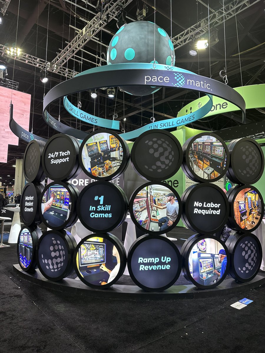 Exciting day at NACS Show 2023 in Georgia! 😄 Our booth is a showstopper! 🌟 #NACSShow2023 #GeorgiaProud #PaceOMaticExcitement'