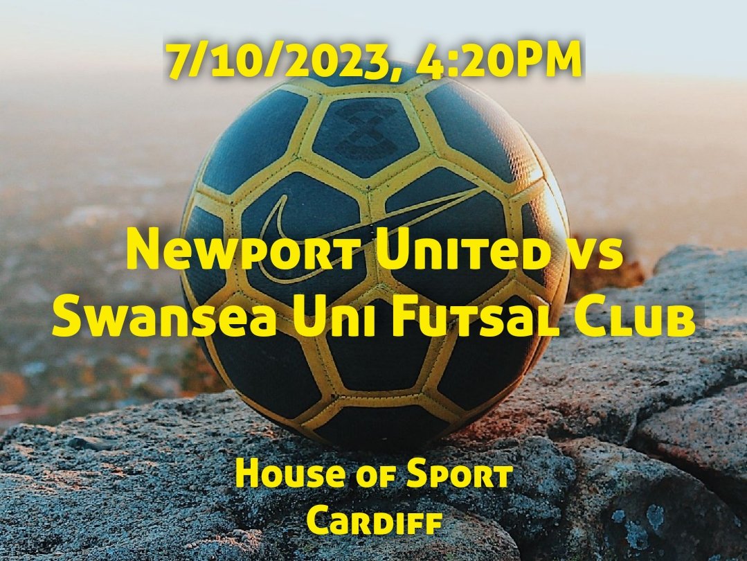 NewportUtd's tweet photo. Together with other teams from Wales🏴󠁧󠁢󠁷󠁬󠁳󠁿, we try to promote futsal⚽.  This time we will meet our friends from @Swanunifutsal We hope to see you in the @FAWales league soon👊🏻 https://t.co/mE9ptqEopw