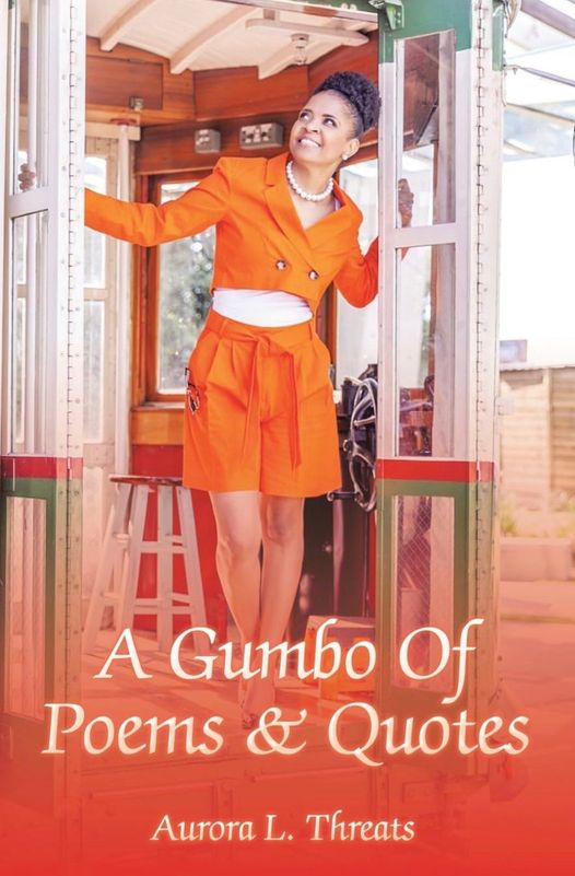 TravLuxxe's tweet photo. Read About Aurora L. Threats
"A Gumbo Of Poems &amp; Quotes”
A Passport to Wisdom and Creativity, on Facebook...
https://t.co/WgCdeEJXXJ
#GIFT #BOOK #Passport #luxuryTRAVEL #Poems #gumbo #travel #brides #quotes #LOUISIANA #ORANGE https://t.co/aCZUFy99HF
