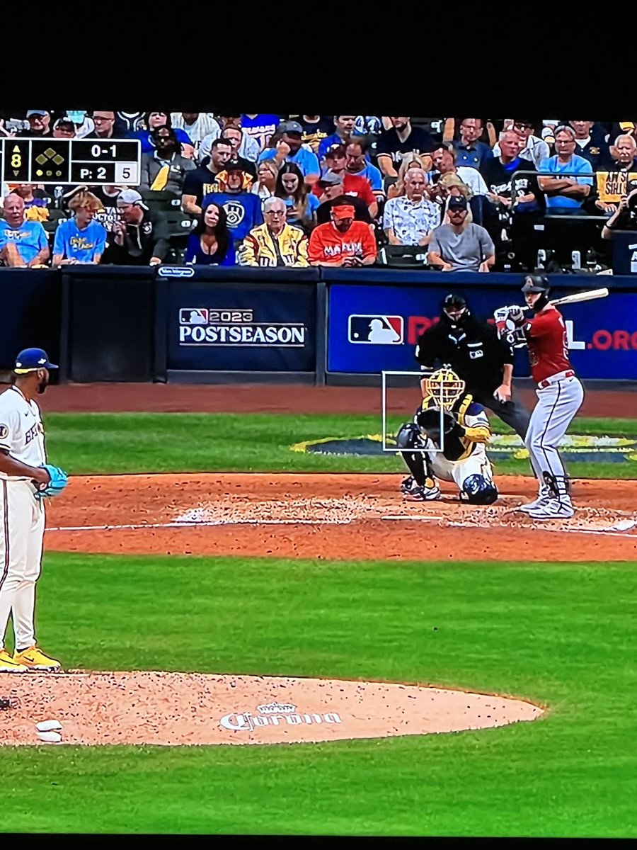 dreywarren's tweet photo. Why isn’t Marlins Man at the #Marlins game? #MLBPostseason https://t.co/snDIx9bLTP