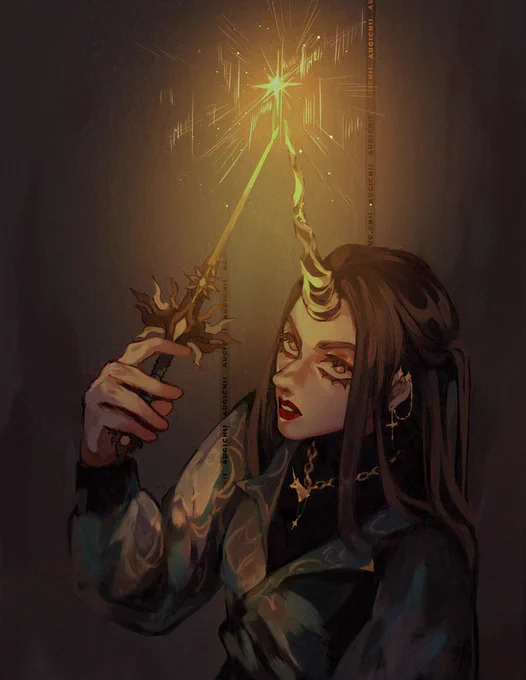 XV. Horn Enchanter  my final #swordtember2023 piece