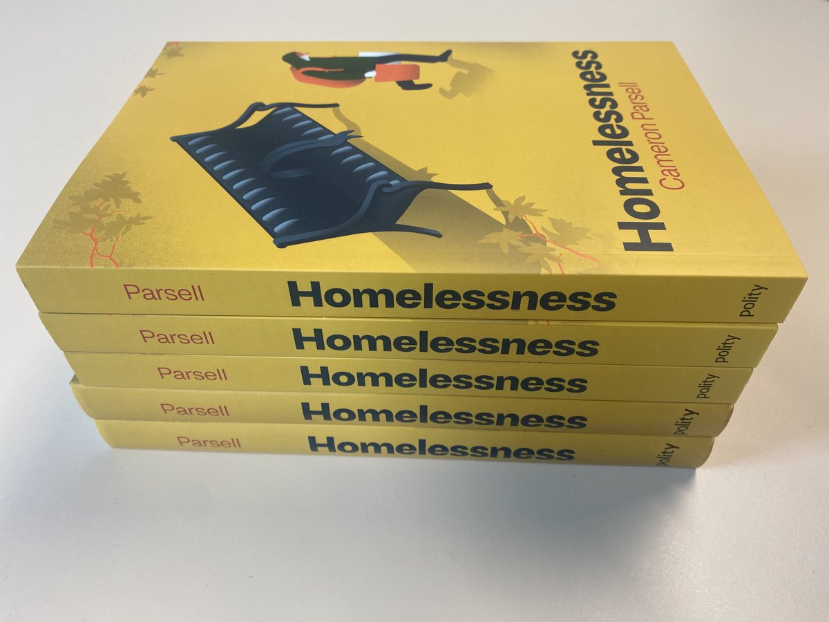 Wonderful to get my copies of Homelessness published by ⁦@politybooks⁩ . Love that the paperback is out and affordable. Check it out politybooks.com/search?s=Homel… ⁦⁩ ⁦@BethWatts494⁩ ⁦@ColvinKate⁩ ⁦@lifecourseAust⁩ ⁦@HASSUQ⁩