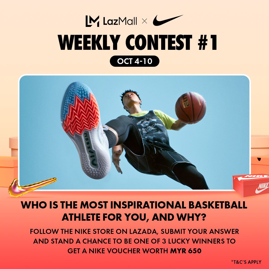 Lazada LazMall x Nike Weekly Contest