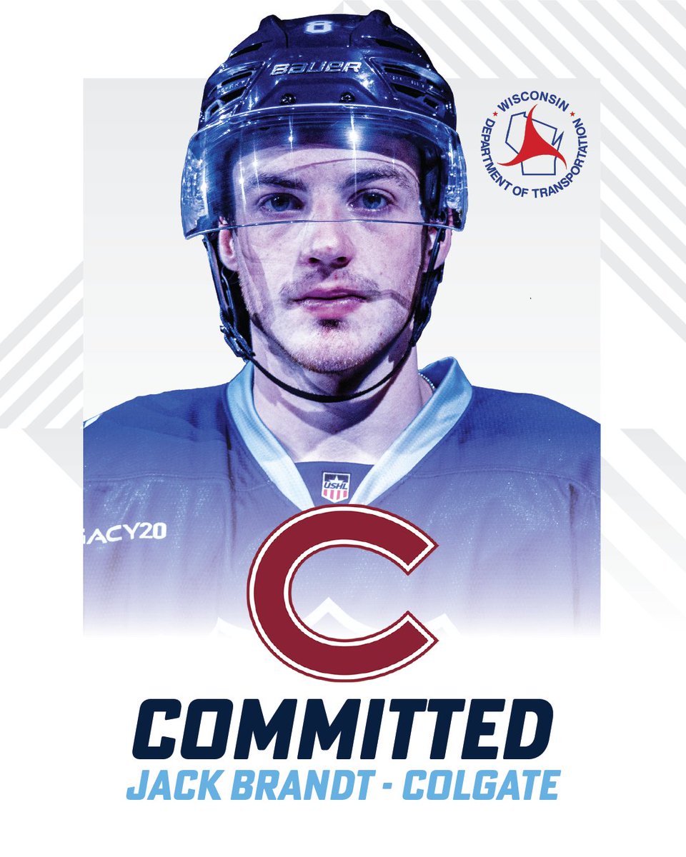 🚨 <a href="/WisDOTsouthwest/">WisDOT Southwest Region</a> Commitment Alert 🚨

The entire Capitols organization would like to congratulate Jack Brandt on his commitment to Colgate University.

Story: madcapshockey.com/news/2023/10/4…

#GoCapsGo