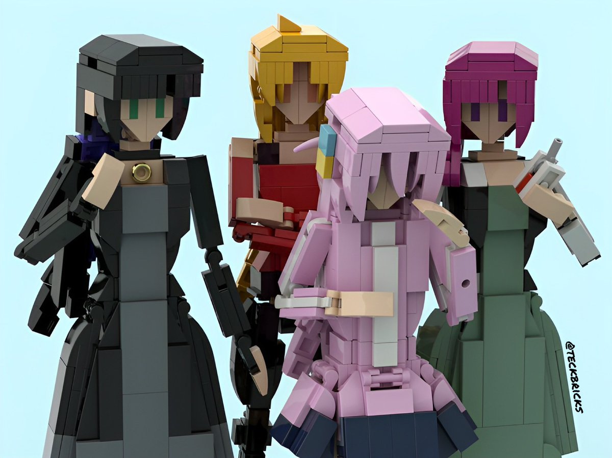 teckbricks's tweet photo. Lego Seika, hiroi and PA-San 😁
.
Last 2 important characters from the series done
.
Make sure to also see the post of this Friday because it also has to do with bocchi
.
.
#bocchi #bocchi_the_rock #BocchiTheRock #lego #legomoc #legoanime #kessokuband #kessokuband #legofigure https://t.co/CvwUhicyOw