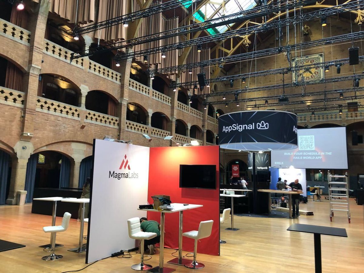 Excited to announce that the MagmaLabs team is already in Amsterdam for the big event #RailsWorld ! 🌍🚀