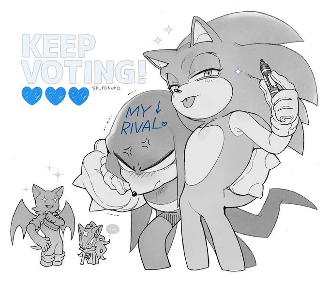 God alone knows the outcome. But let's go to the end. please vote for sonic