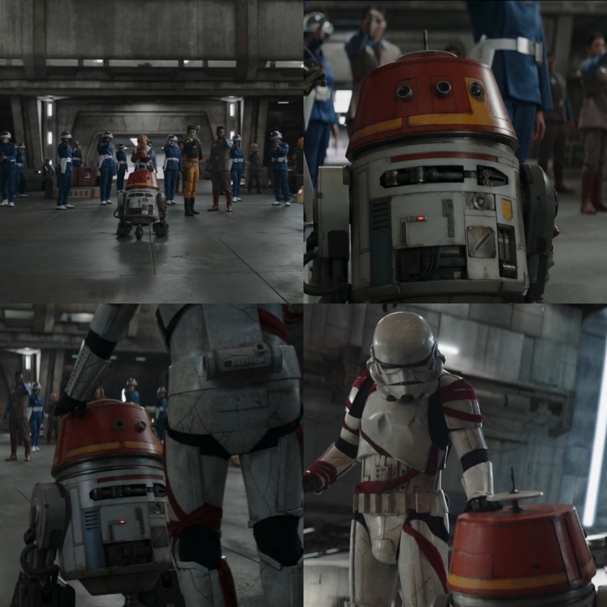 The fact that Chopper recognized Ezra immediately was just so emotional to watch 🥹
#Ahsoka #DroidChopper #ChopperDroid #Ezra #EzraBridger