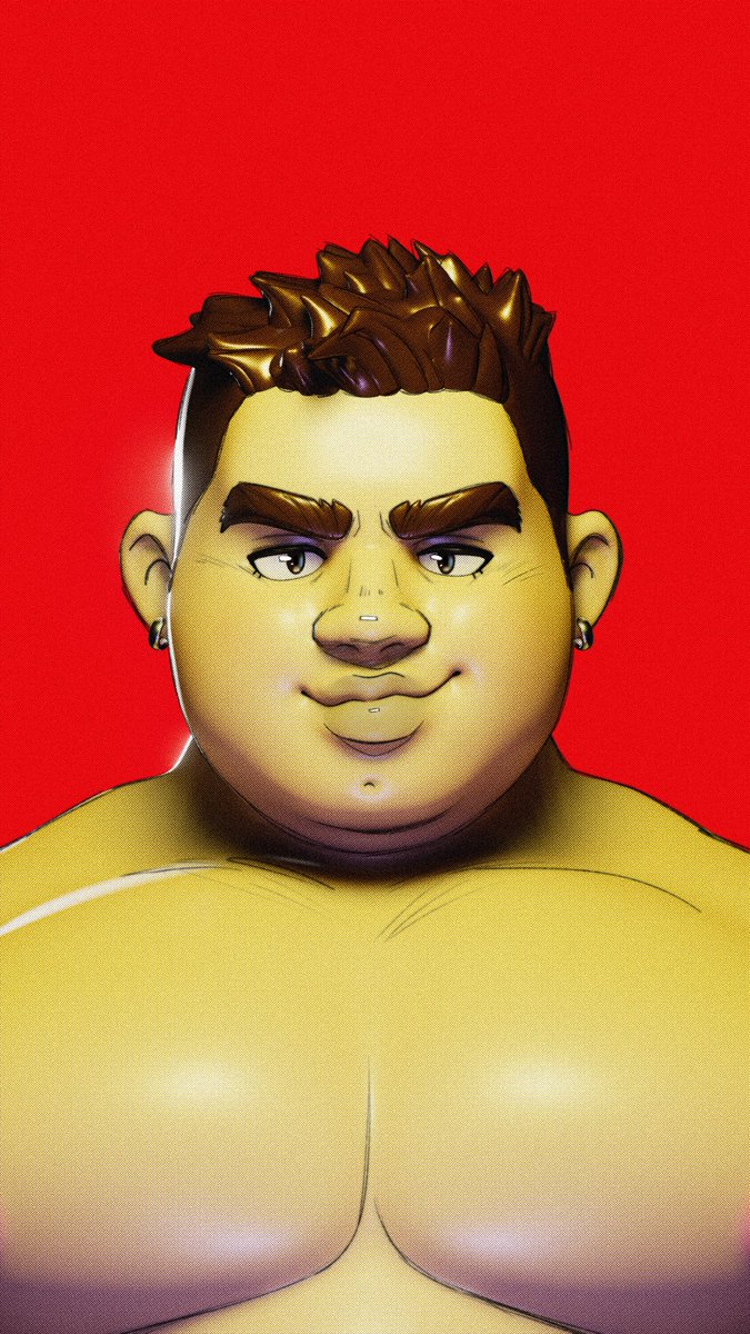 TubbyDeamon's tweet photo. I wish big beefy boys were reaallll 😢 #nomadsculpt #3drender #nomad #baraart #bara #fattytober https://t.co/eQsRlqDRl3