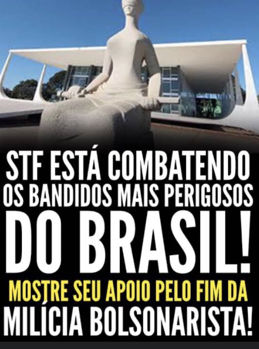 joaodomenech's tweet photo. EU APOIO O STF. CONTRA A EXTREMA DIREITA GOLPISTA. https://t.co/GxyODwiQ9D
