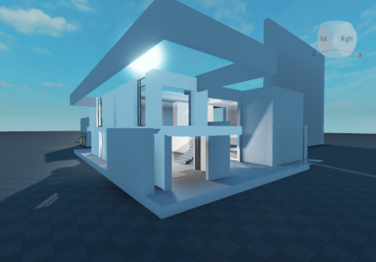 some small progress with the build. 😁 #RobloxDev #ROBLOX #robloxart #robloxBreakin #RobloxDevs