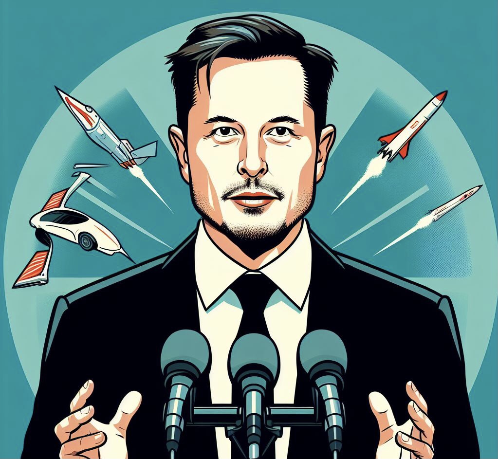 Elon Musk —

The richest person in the world with 252.6 Billion dollars…  By  some  estimates Elon Musk makes $142,690 every minute.

#Forbes400 #ElonMusk #AIArtGallery