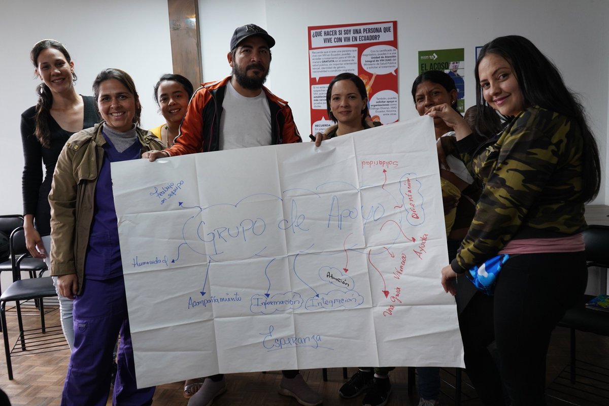 ADRAEcuador's tweet photo. #Quito | #ADRA gracias al apoyo del #CentroAMOR de la @OIMEcuador, llevó a cabo el grupo de apoyo "Tejiendo redes", en el que participaron cuidadoras y cuidadores de niñas, niños y adolescentes con discapacidad y condiciones del neurodesarrollo. https://t.co/VYzxur3UhQ